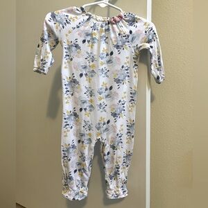 Mud Pie Floral Print Kids Romper Jumpsuit